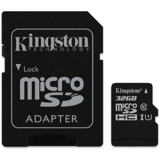 Kingston 32GB MicroSD SDHC SDXC Class10 UHS I Memo-preview.jpg